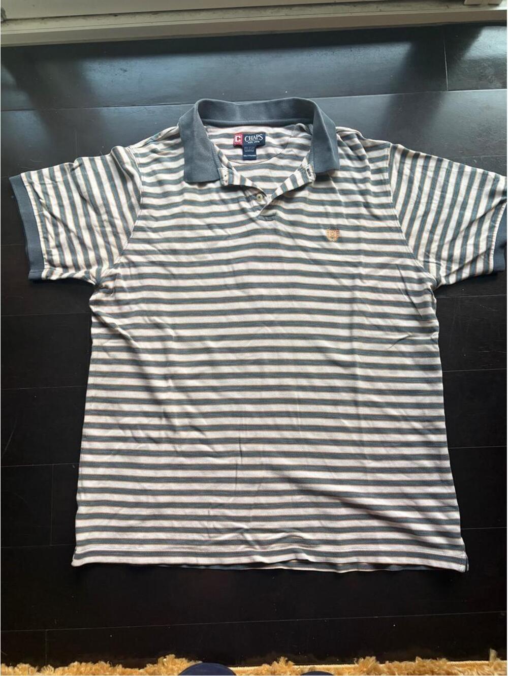 Chaps Men's Striped Polo-shirt